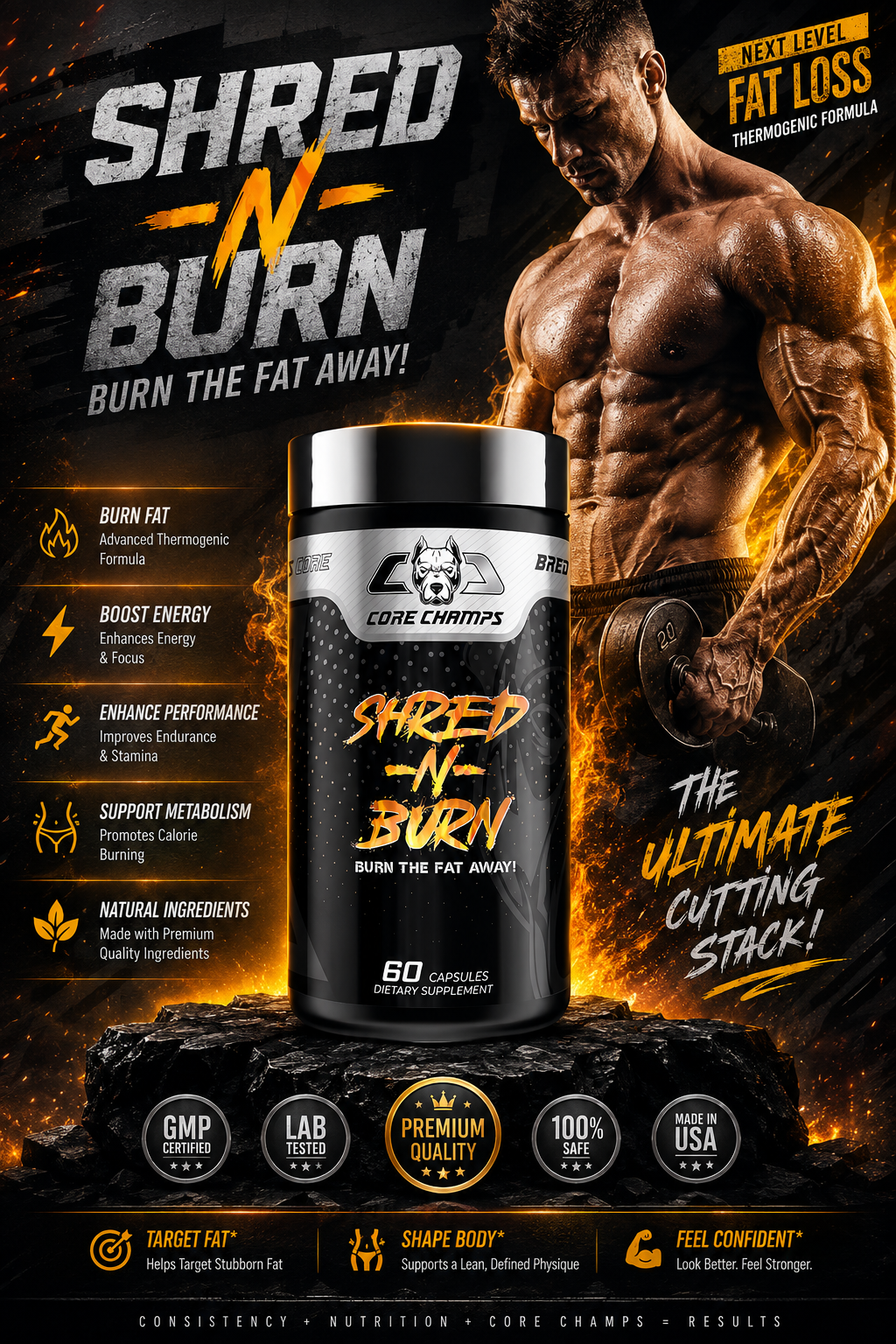 nutritoin bee shred n burn