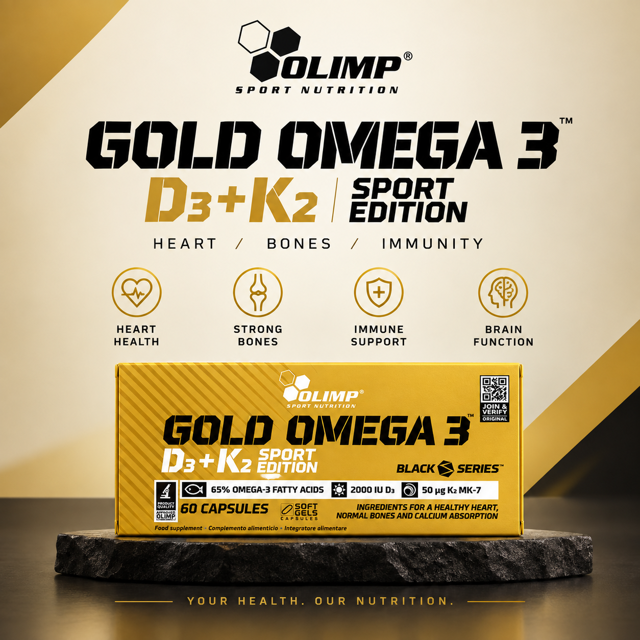 GOLD OMEGA 3 D3 + K2 SPORT EDITION - Image 5