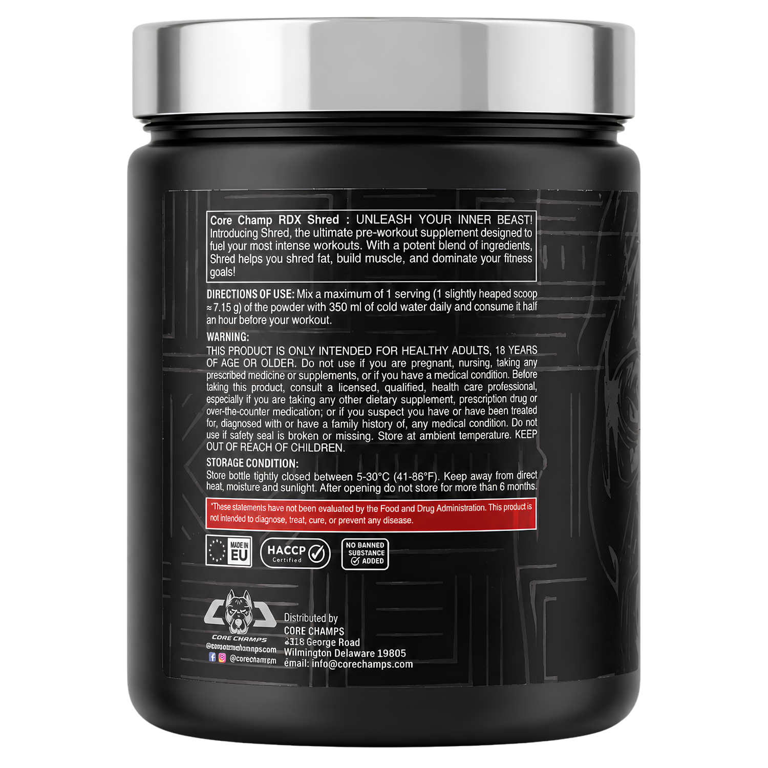 nutrition bee RDX Shred (1)